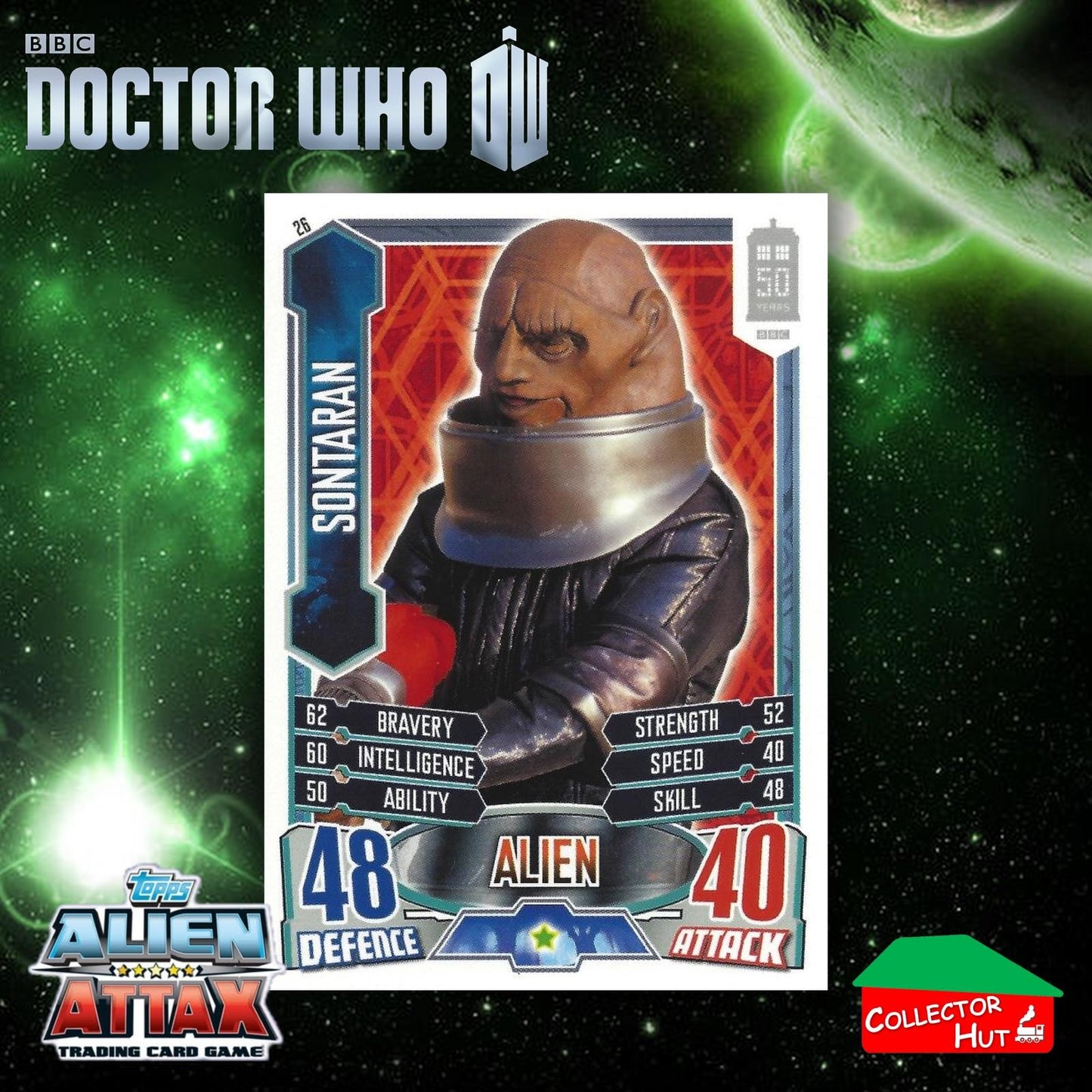 Topps Doctor Who Alien Attax 50th Anniversary Edition Companion Timeless Cards