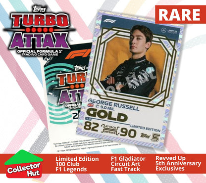 Topps Turbo Attax Formula 1 F1 2024 #313-344 RARE Limited Cards YOU CHOOSE