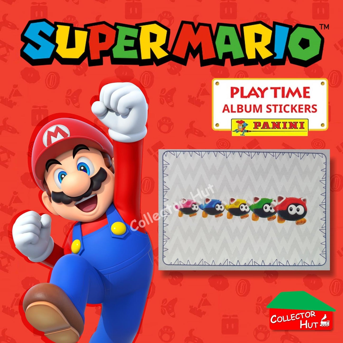 Panini Super Mario Playtime Sticker Collection Singles