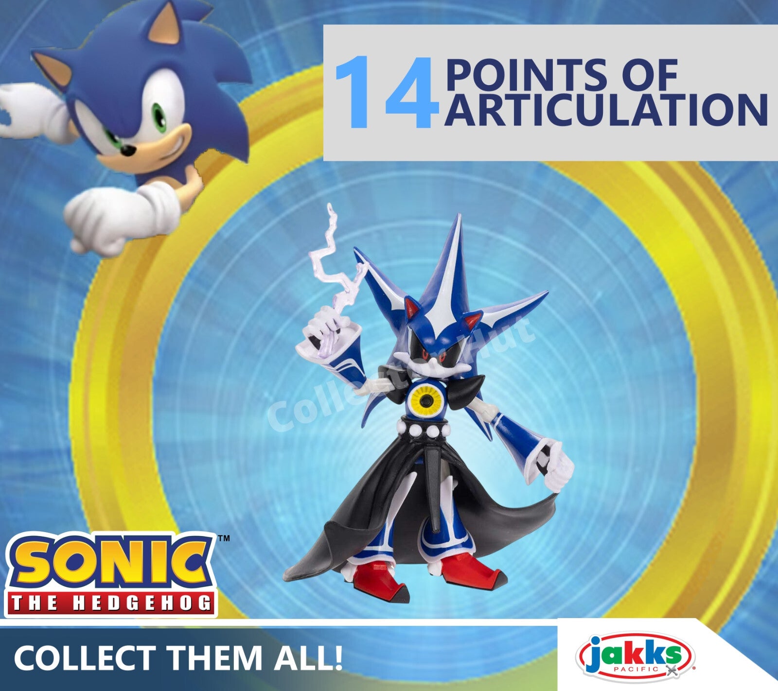 Sonic 4" Posable Figures with Accessories JAKKS Sonic the Hedgehog