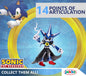 Sonic 4" Posable Figures with Accessories JAKKS Sonic the Hedgehog
