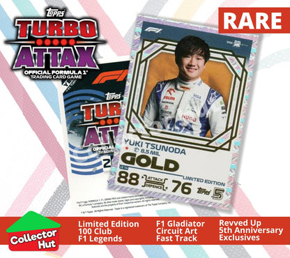 Topps Turbo Attax Formula 1 F1 2024 #313-344 RARE Limited Cards YOU CHOOSE