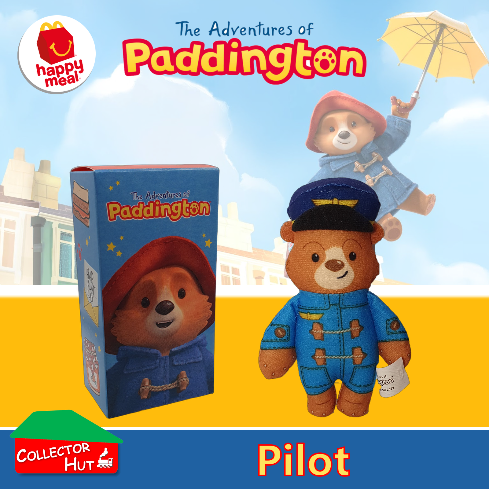 McDonald's Happy Meal The Adventures of Paddington 2022 Plush Toys
