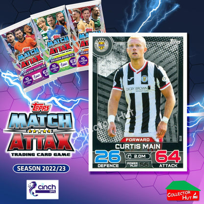 TOPPS MATCH ATTAX SPFL 2022/23 #163-264 Choose Your Card