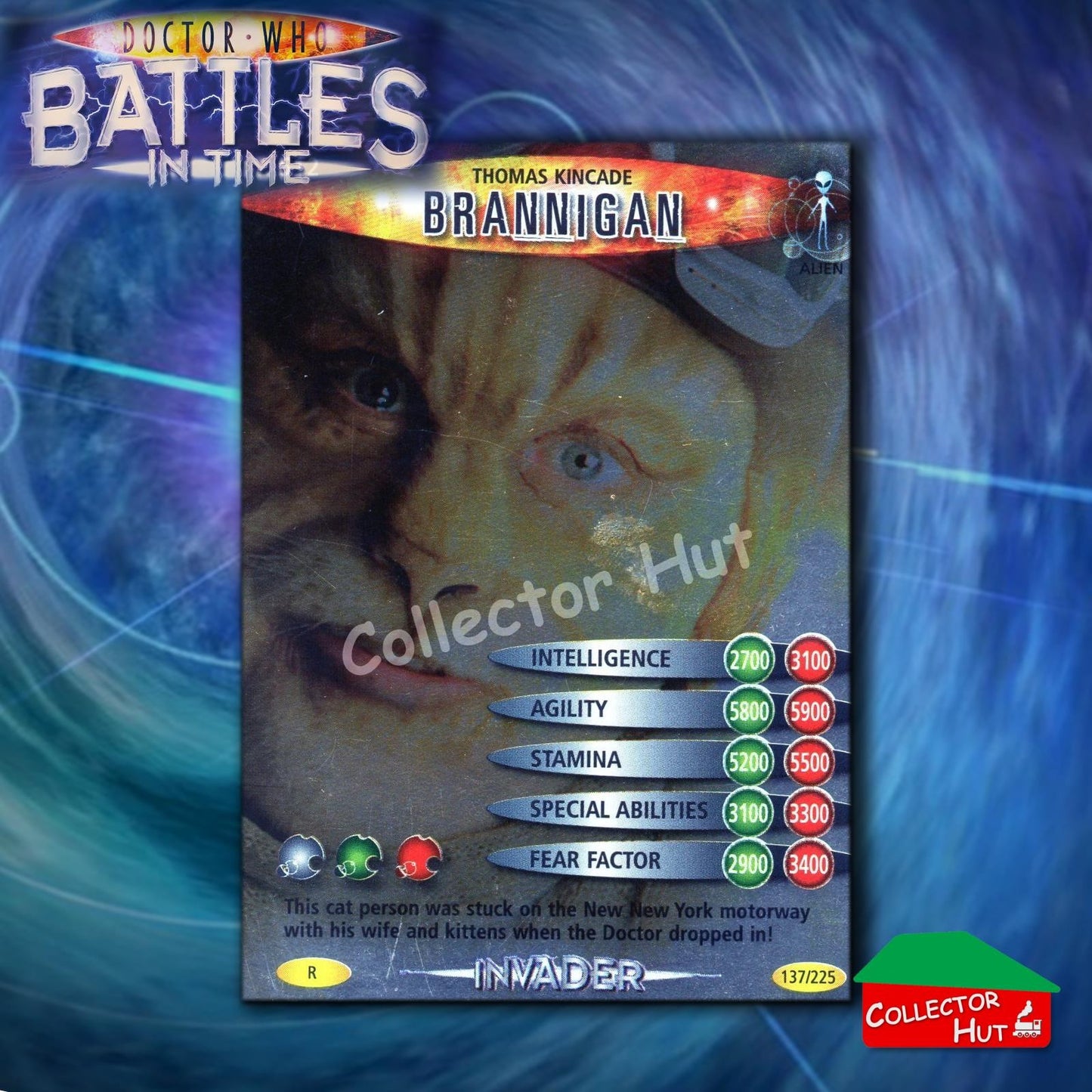 DOCTOR WHO Battles in Time #376-600 INVADER RARE & COMMON CARDS YOU CHOOSE