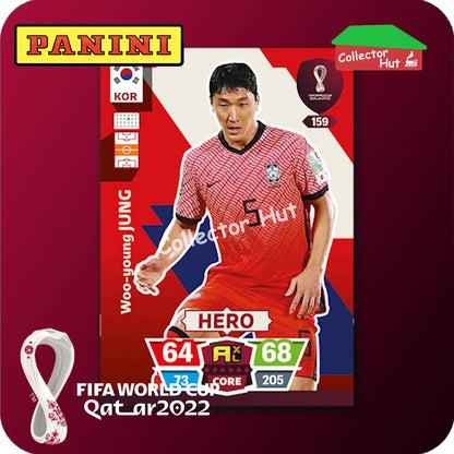 Panini Adrenalyn XL Qatar World Cup 2022 Trading Cards BASE SET #145-288