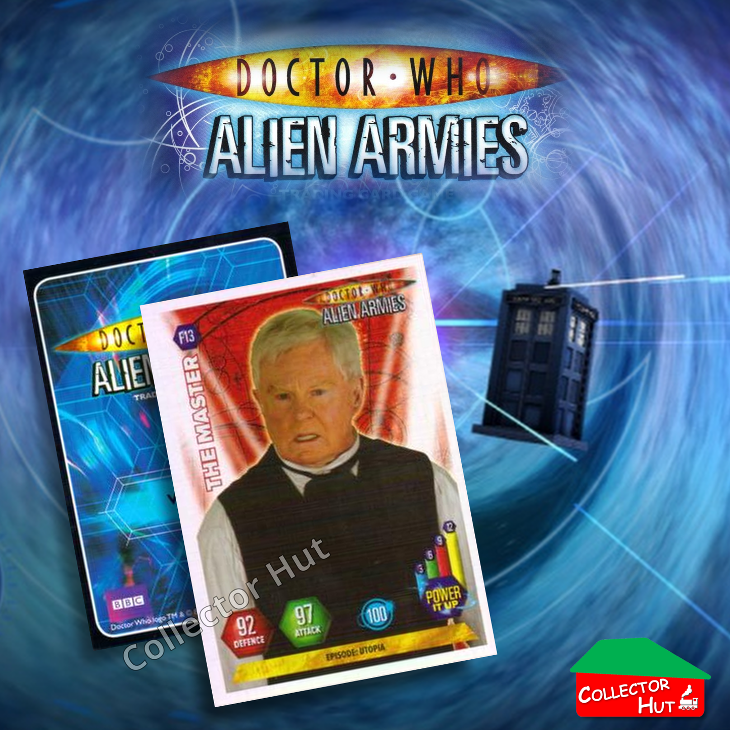 DOCTOR WHO Alien Armies Trading Cards Glitter Super Emboss Foil Cards