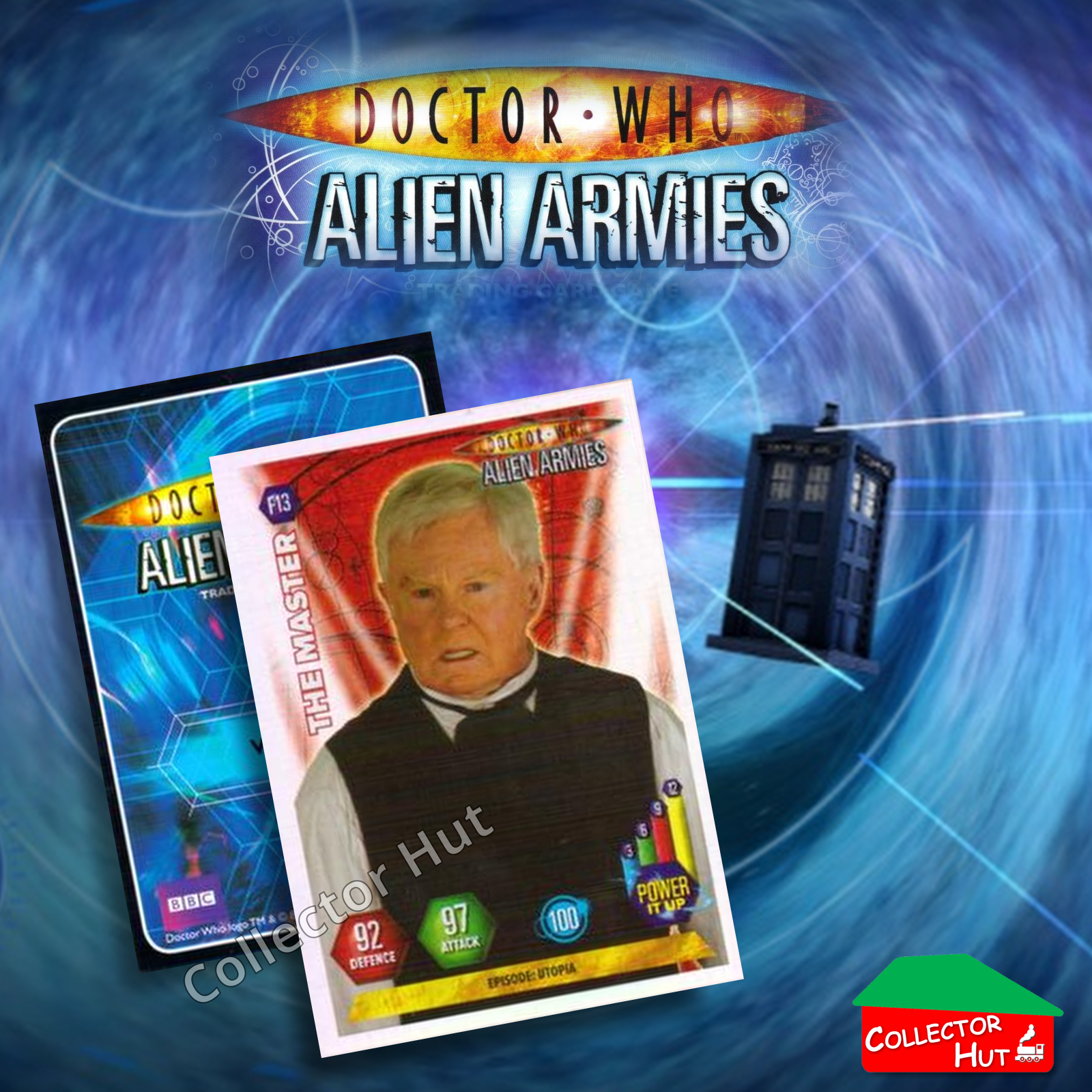 DOCTOR WHO Alien Armies Trading Cards Glitter Super Emboss Foil Cards