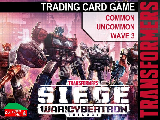 Transformers TCG Wave 3 War for Cybertron Siege I BATTLE Cards Common/Uncommon