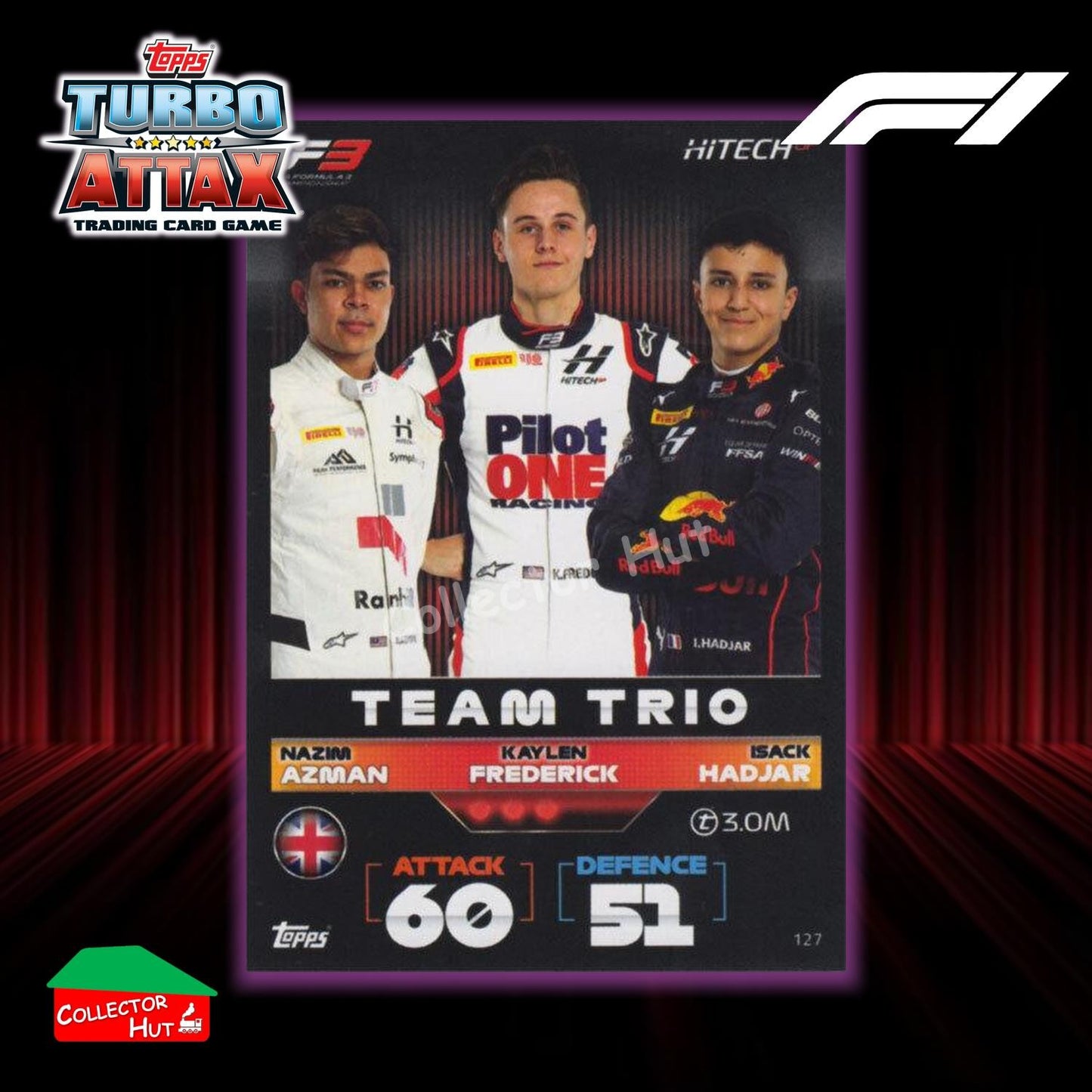 Topps Turbo Attax Formula 1 F1 2022 #1-131 Base Cards YOU CHOOSE