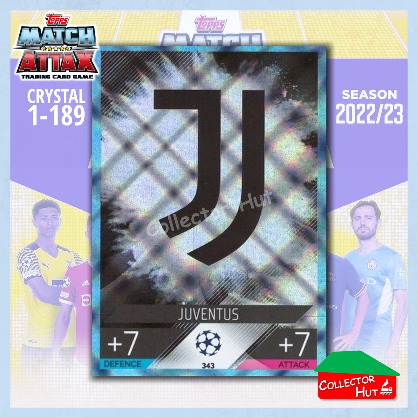 Topps Match Attax Europa Champions League 2022/23 Crystal Parallel Cards 190-387