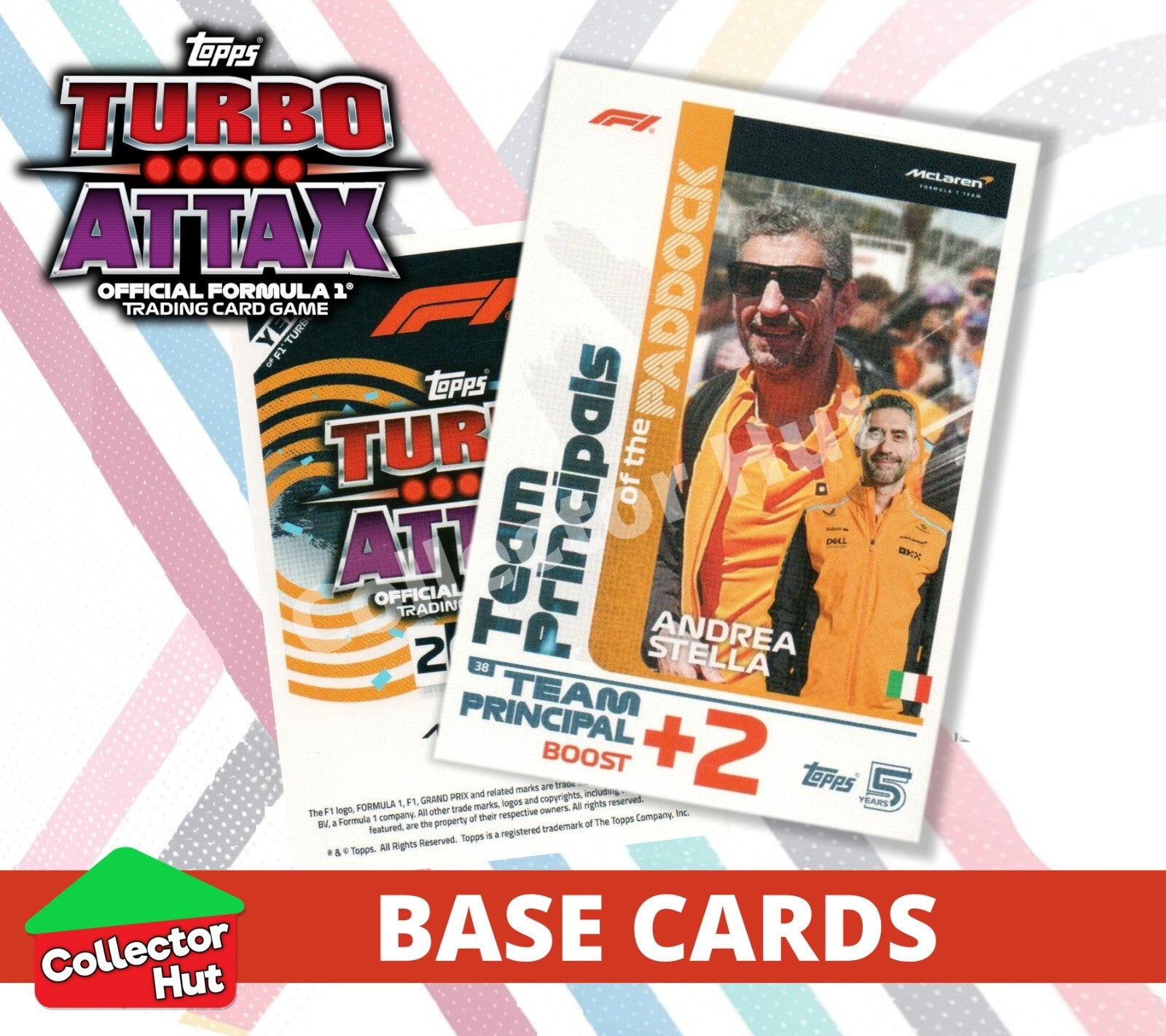 Topps Turbo Attax Formula 1 F1 2024 #1-166 Base Cards YOU CHOOSE