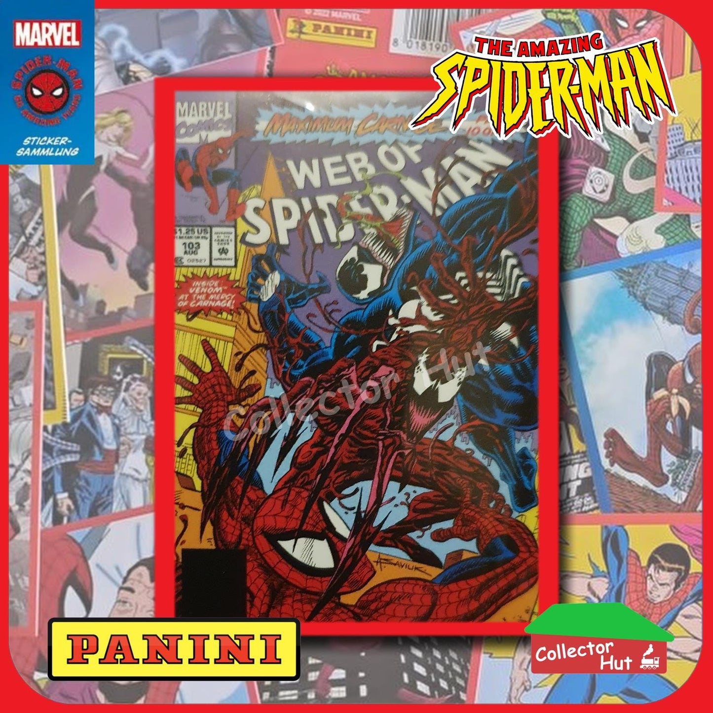Panini The Amazing Spider-Man 60th Anniversary Sticker Collection Singles