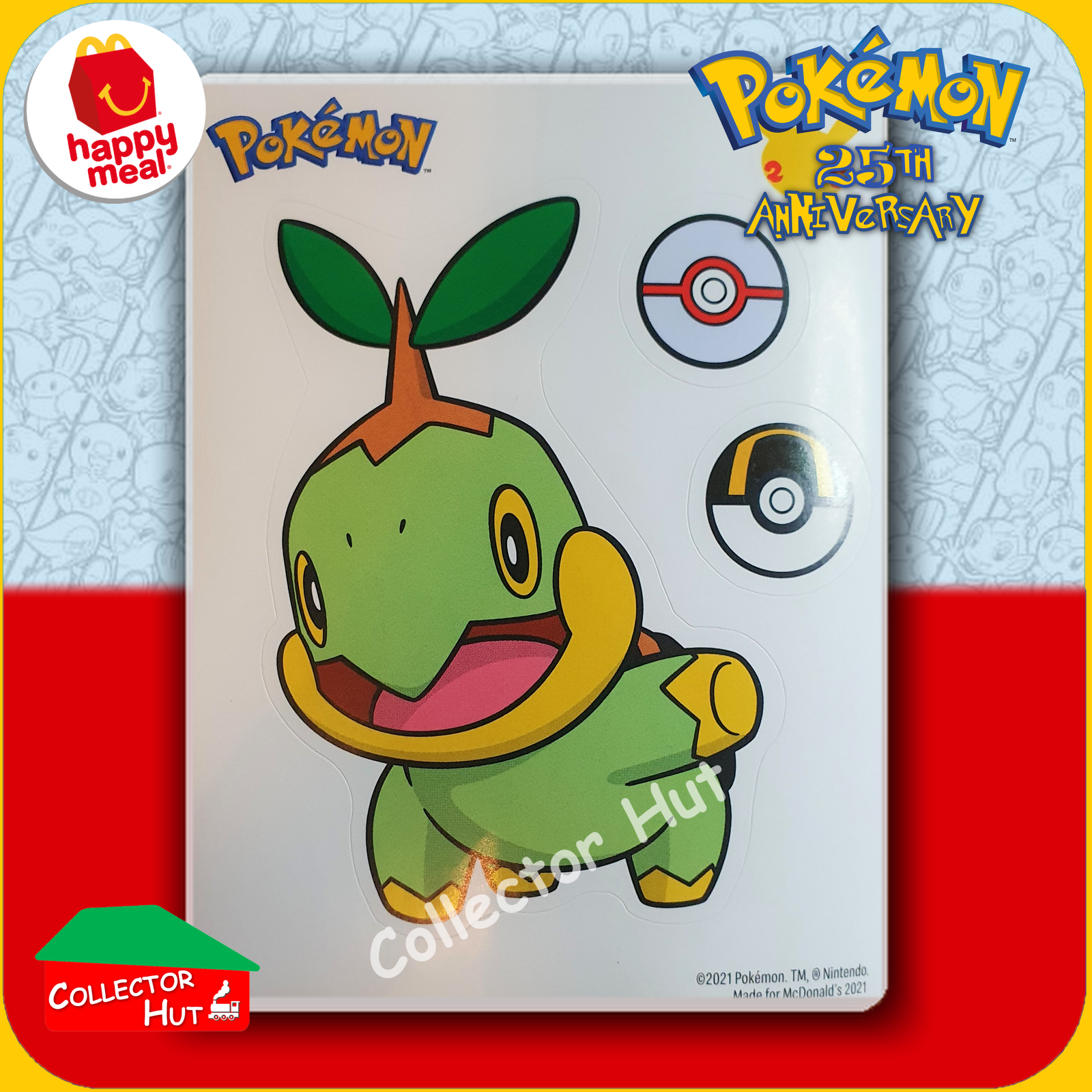 McDonald's Happy Meal 2021 Pokémon 25th Anniversary Trading Cards You Choose