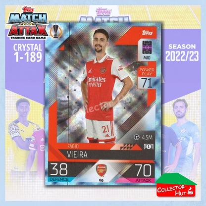 Topps Match Attax Europa Champions League 2022/23 Crystal Parallel Cards 1-189