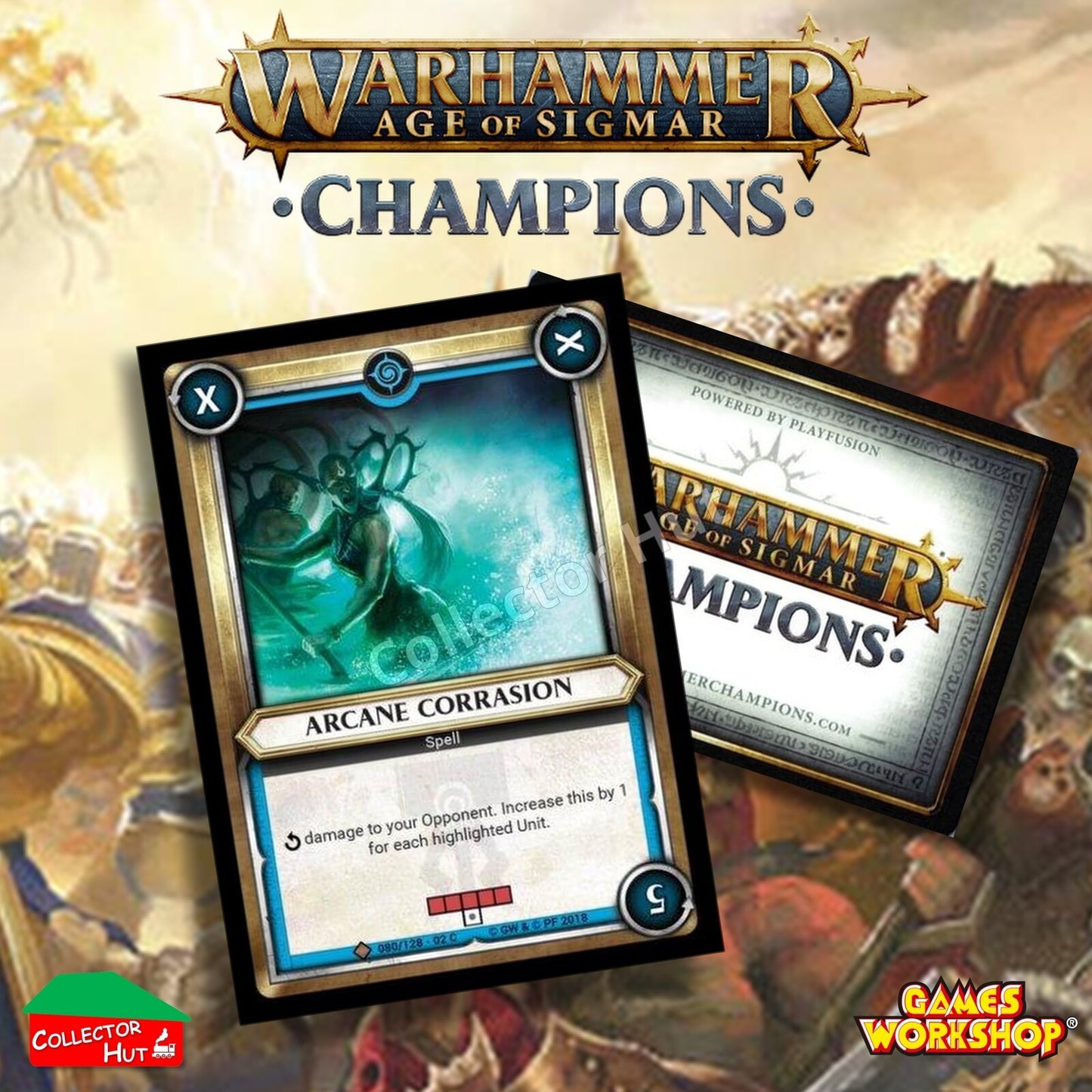Warhammer Age of Sigmar: Champions Wave 2 ONSLAUGHT Trading Cards CHOOSE SINGLES