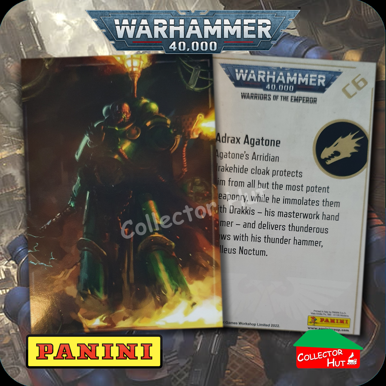 PANINI Warhammer 40,000 40k Warriors of the Emperor Trading Cards You Choose