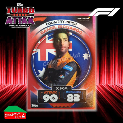 Topps Turbo Attax Formula 1 F1 2022 PINK GREEN RED Parallel Cards