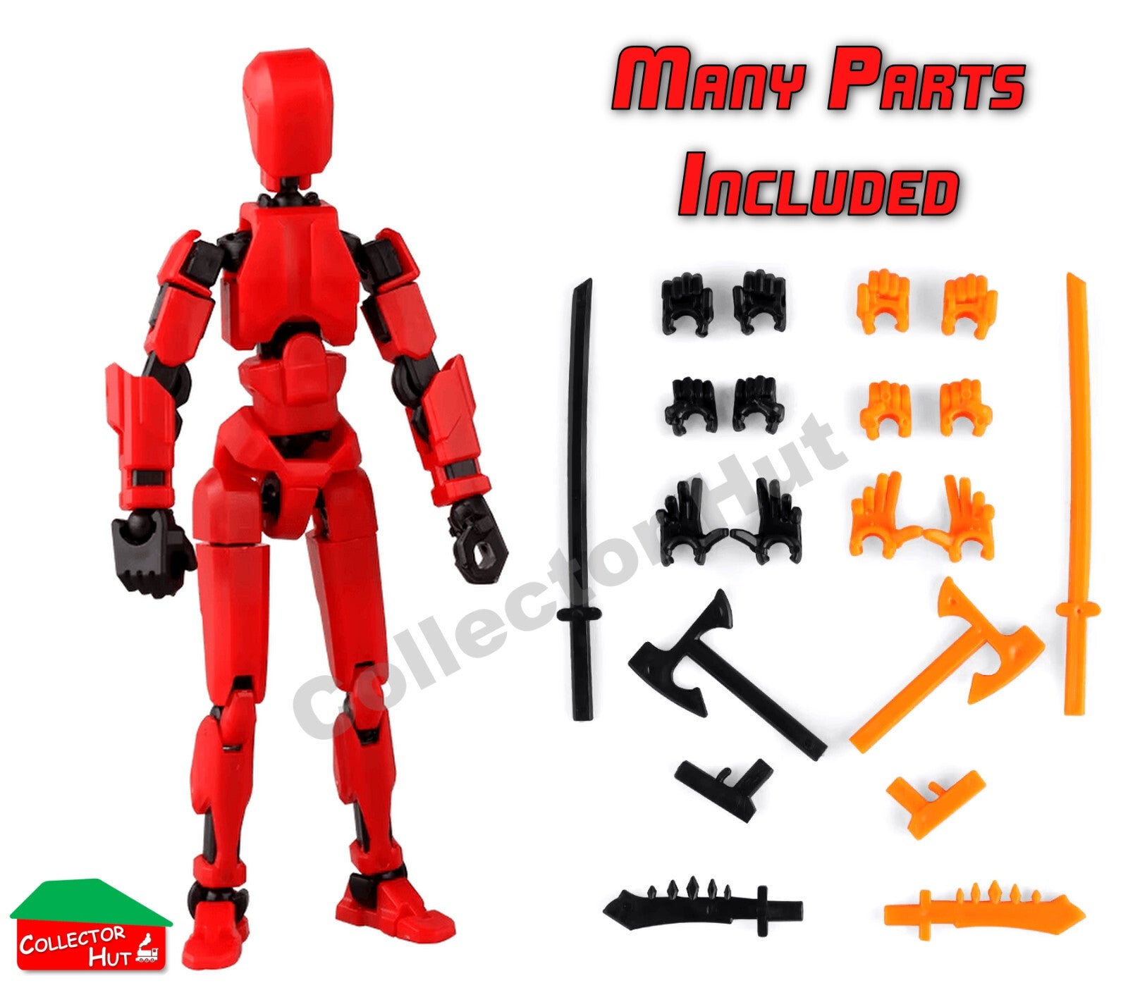 Shapeshift Robots Constructable Posable Action Figures for Art & Build Play