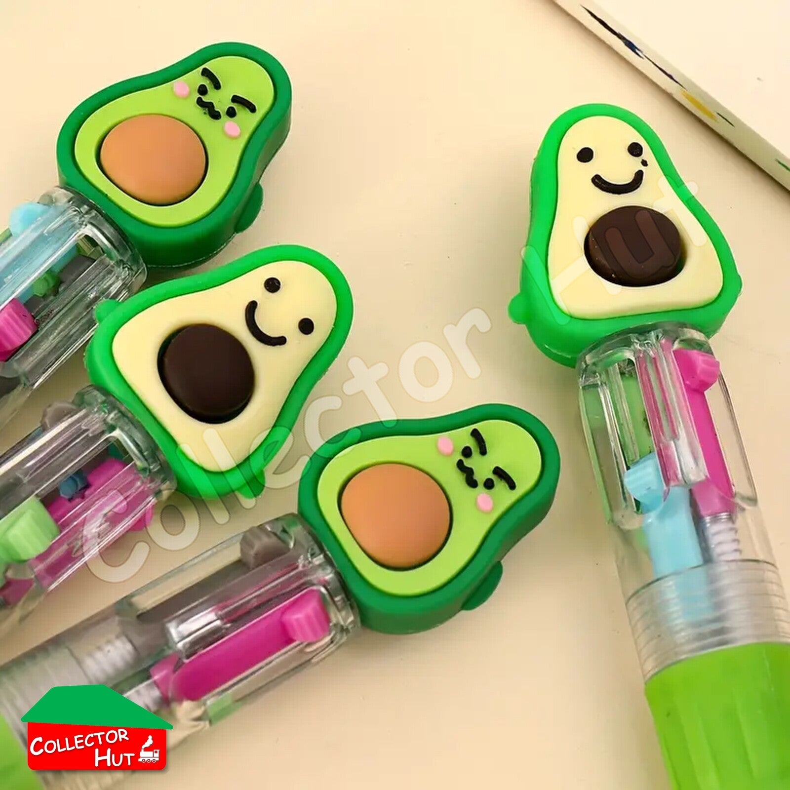 Novelty Ballpoint Pens 10 Colour MULTI-PACKS 4pcs 6pcs for Children
