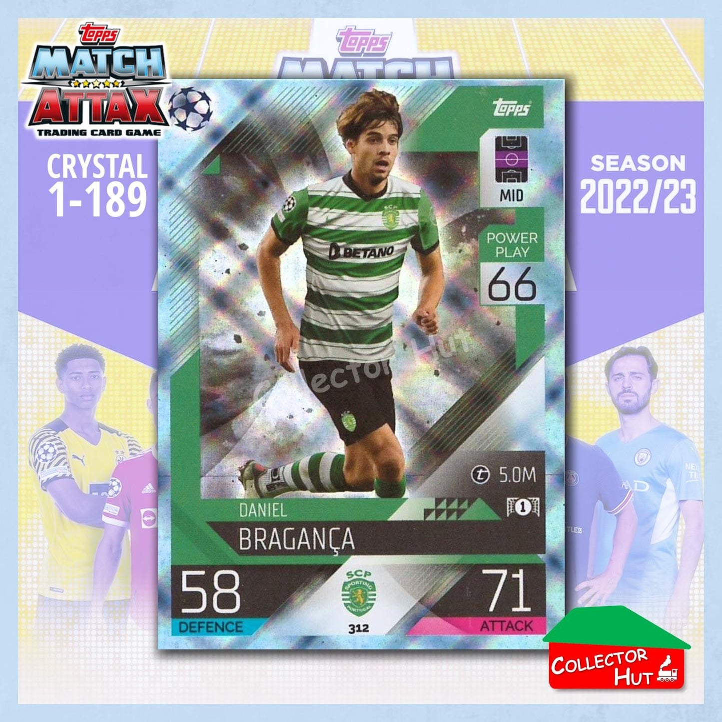 Topps Match Attax Europa Champions League 2022/23 Crystal Parallel Cards 190-387