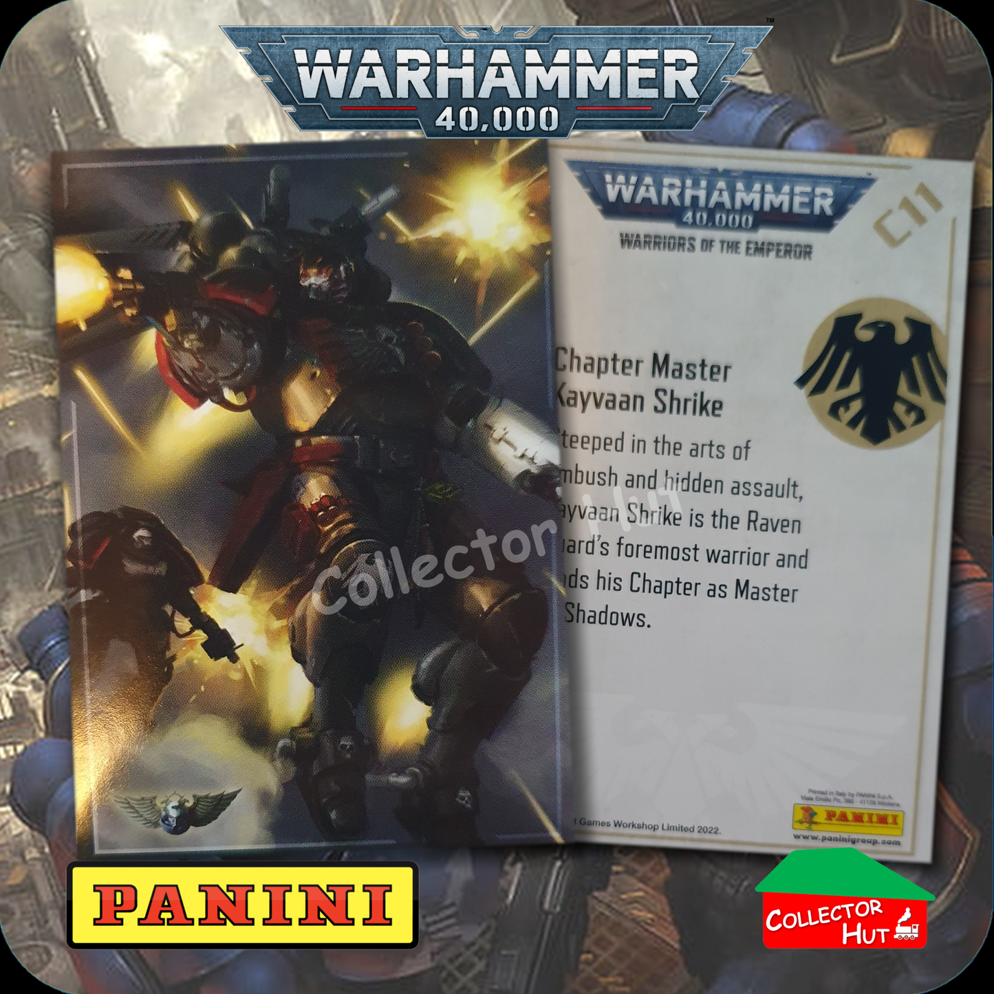 PANINI Warhammer 40,000 40k Warriors of the Emperor Trading Cards You Choose