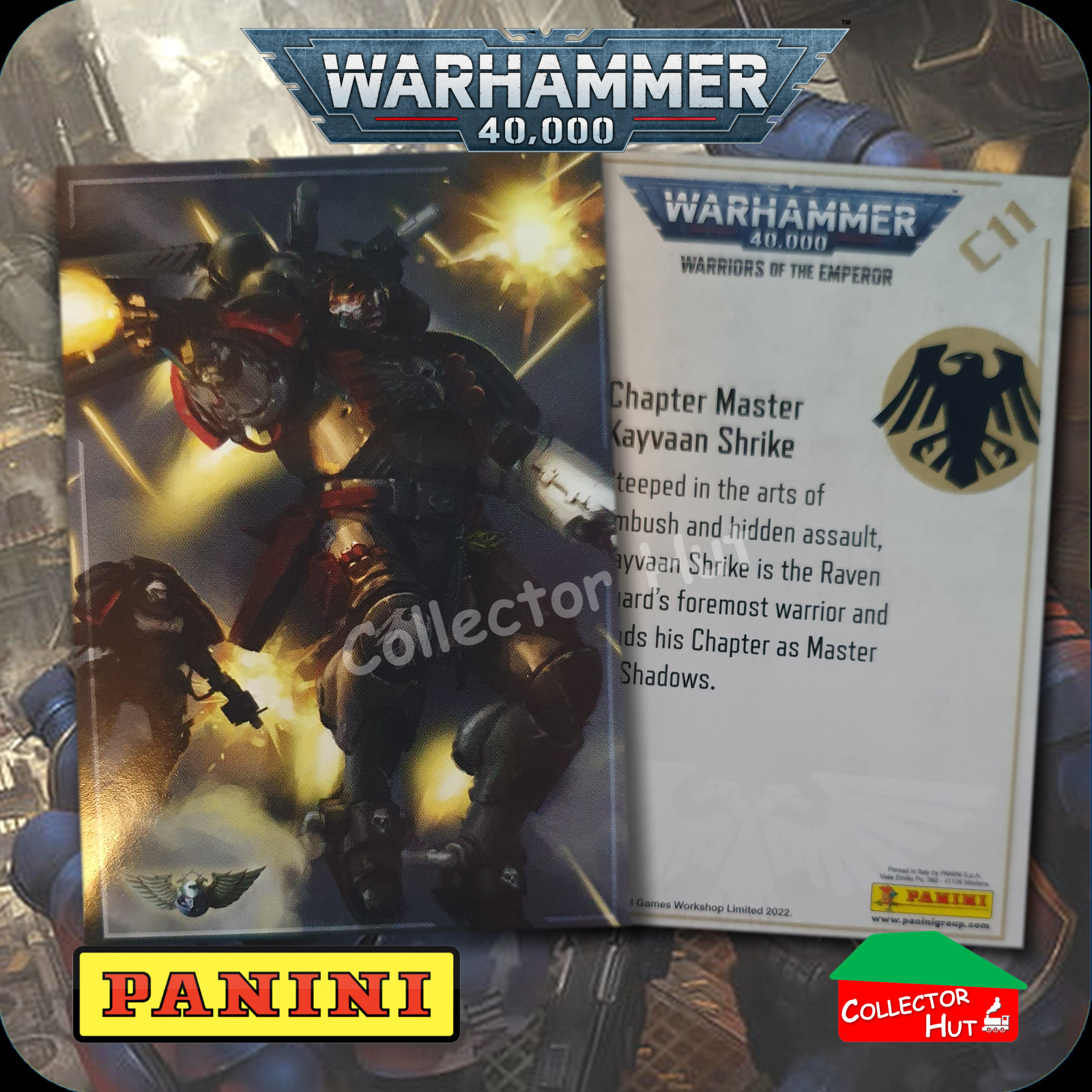 PANINI Warhammer 40,000 40k Warriors of the Emperor Trading Cards You Choose