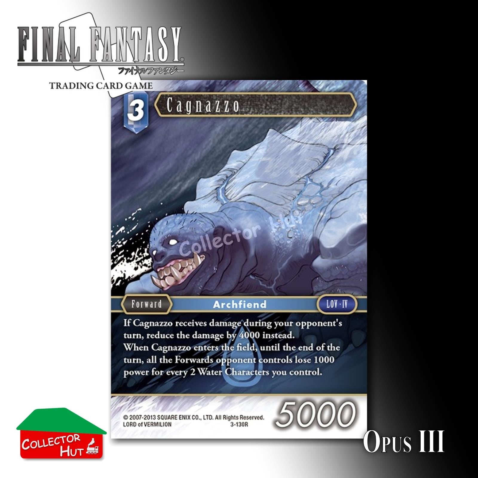 Final Fantasy Trading Card Game OPUS III 3 Singles You Choose