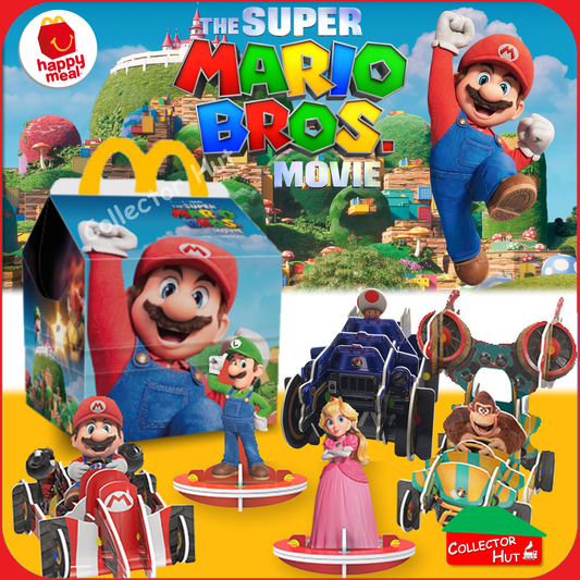 McDonald's Happy Meal Super Mario Bros Movie 2023 3D Build Kits