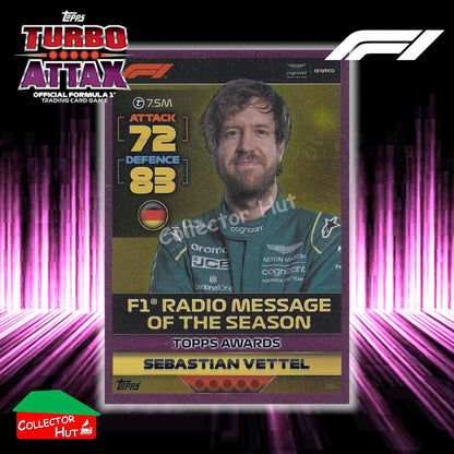 Topps Turbo Attax Formula 1 F1 2022 PINK GREEN RED Parallel Cards