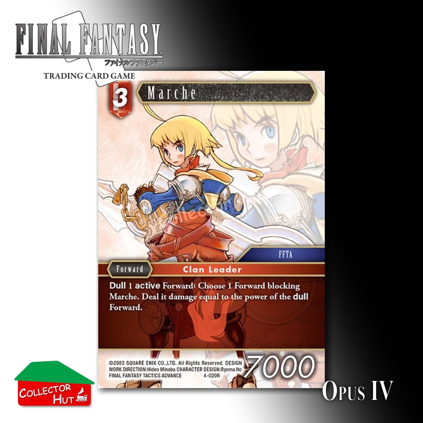 Final Fantasy Trading Card Game OPUS IV 4 FOIL CARDS You Choose