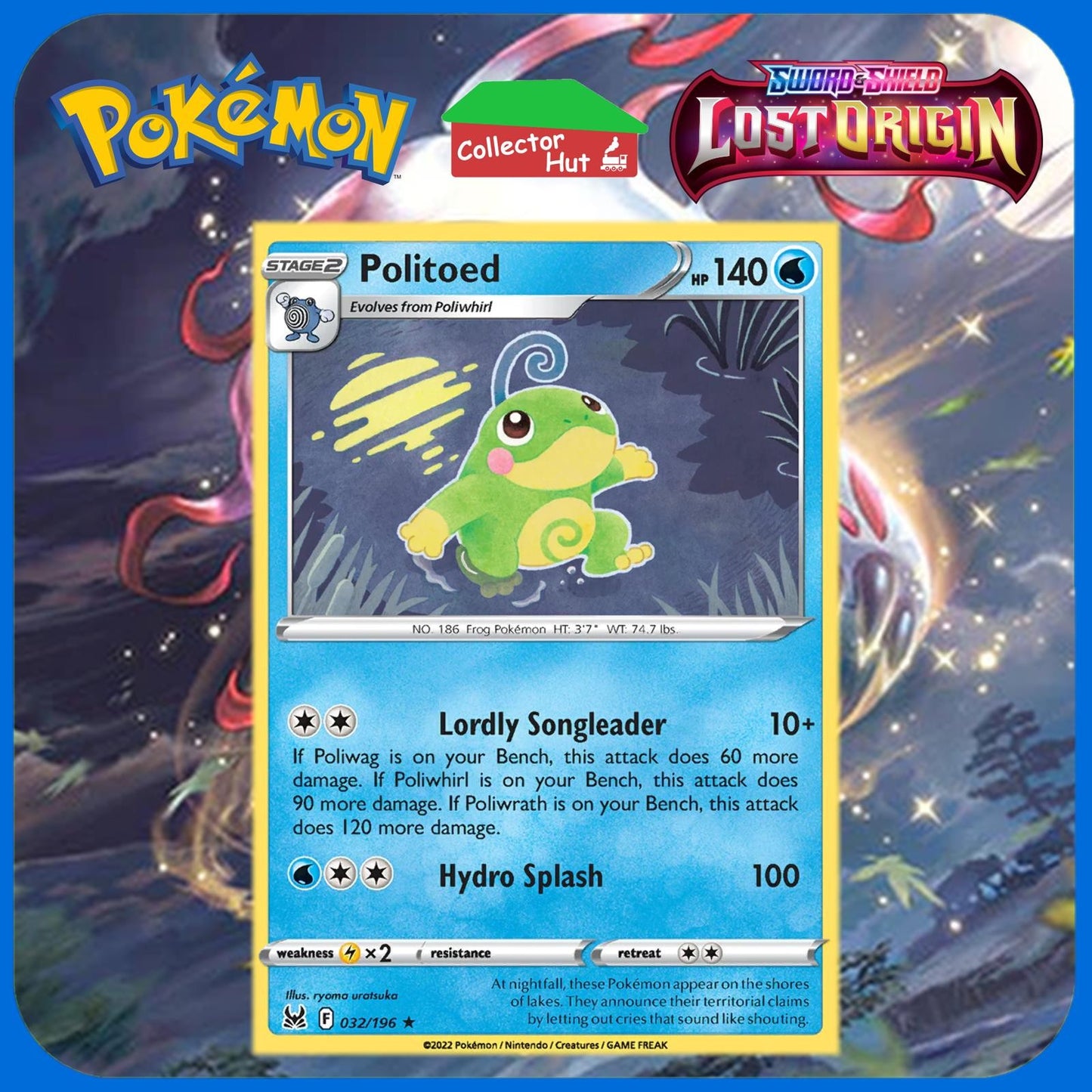 Pokémon Sword & Shield Lost Origin BASE Trading Cards FRESH MINT You Choose