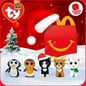 McDonald's Happy Meal Christmas Beanie Boo Plush Toys X10 COMPLETE TY