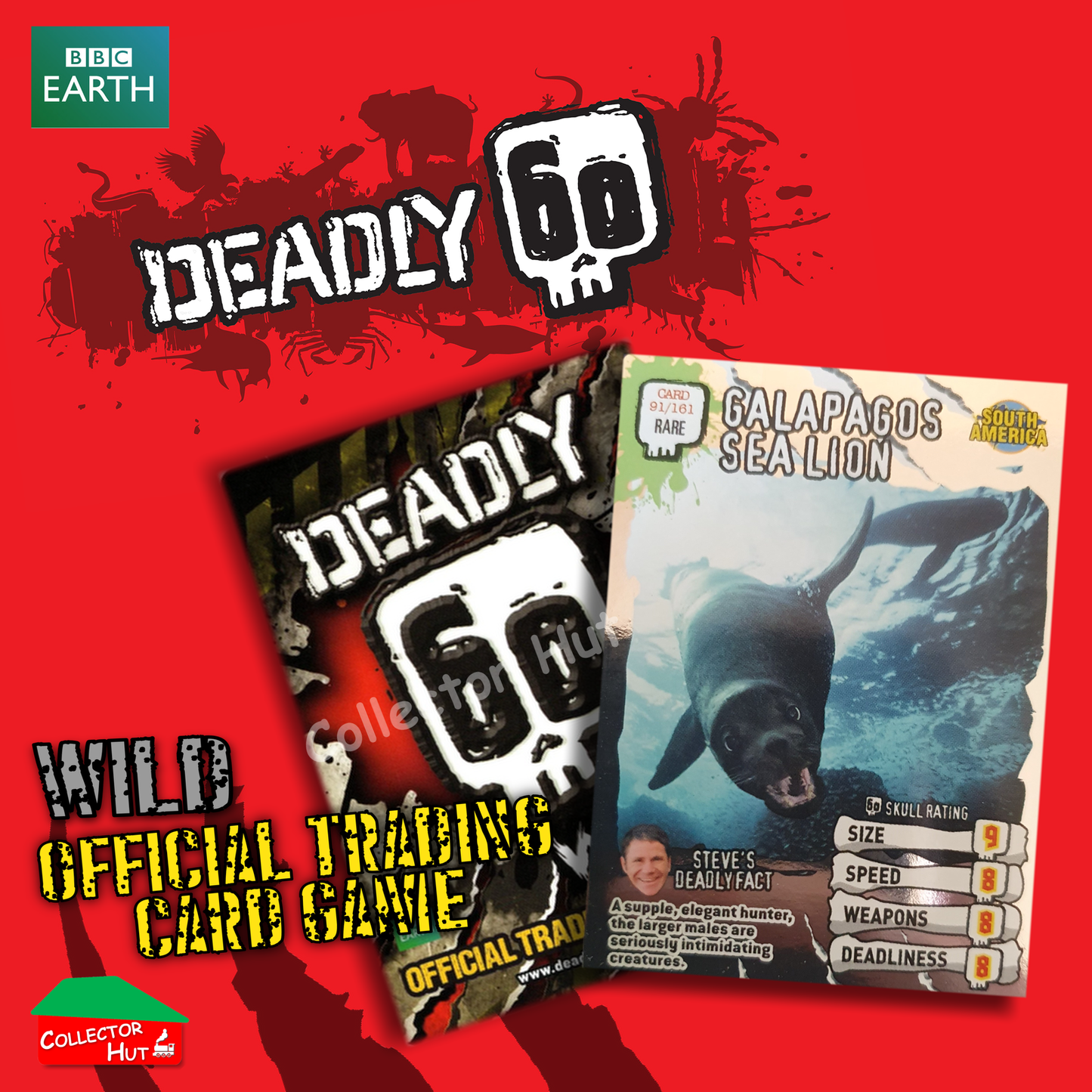 CBBC Deadly 60 Season 1, 2 & Wild FOIL RARE LIMITED Trading Cards