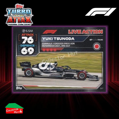 Topps Turbo Attax Formula 1 F1 2022 #136-279 Base Cards YOU CHOOSE