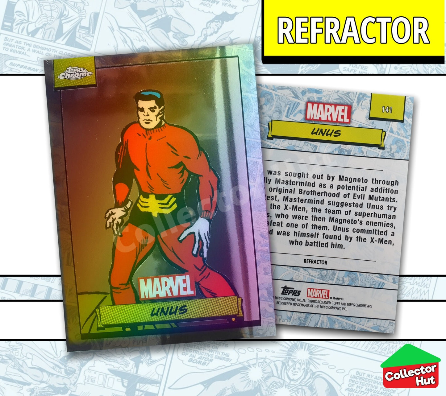 Marvel Topps Chrome 2024 REFRACTOR Card Collection YOU CHOOSE