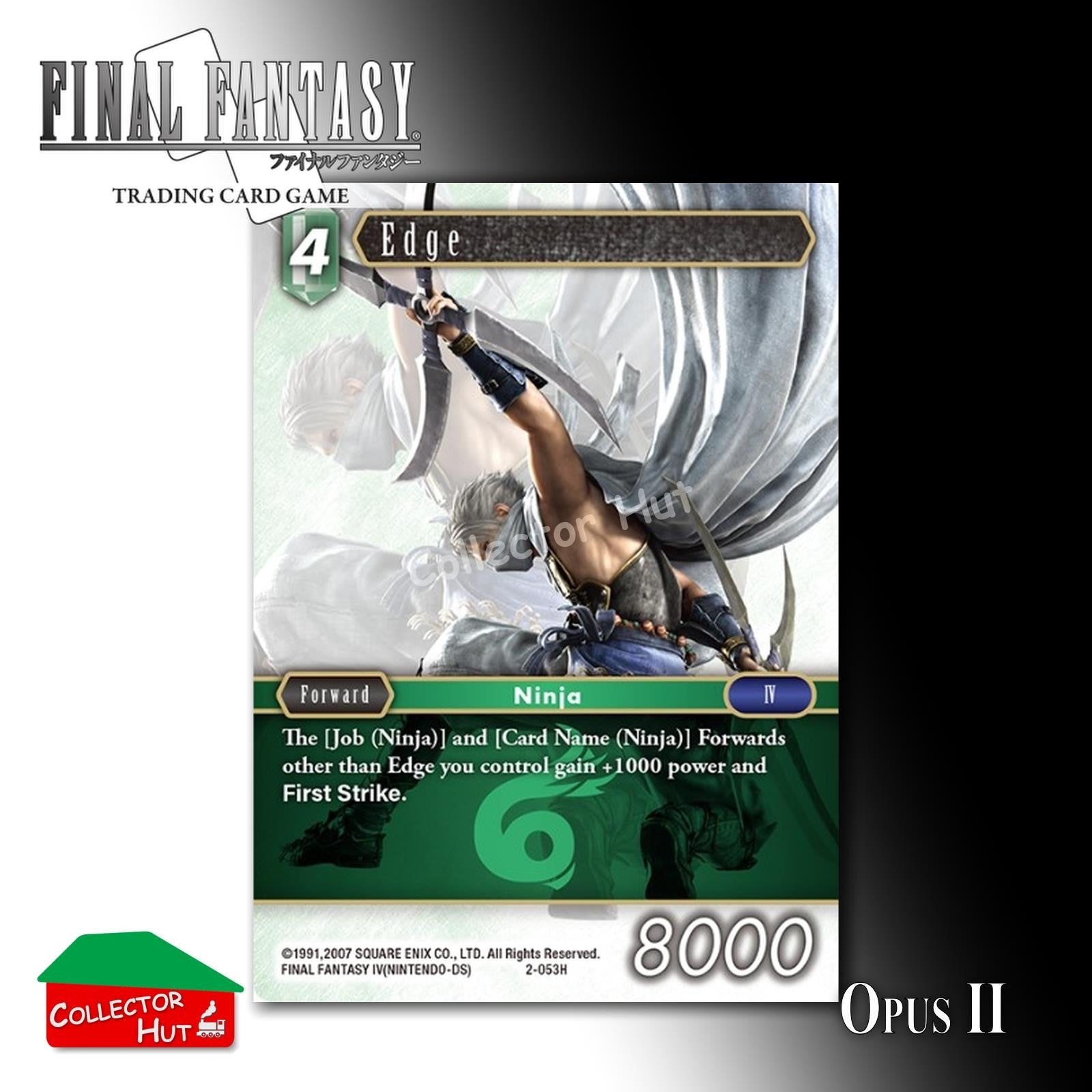 Final Fantasy Trading Card Game OPUS II 2 Singles You Choose