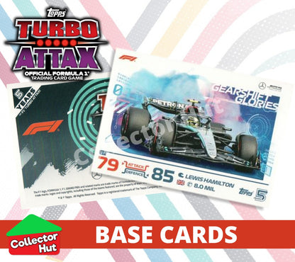 Topps Turbo Attax Formula 1 F1 2024 #1-166 Base Cards YOU CHOOSE
