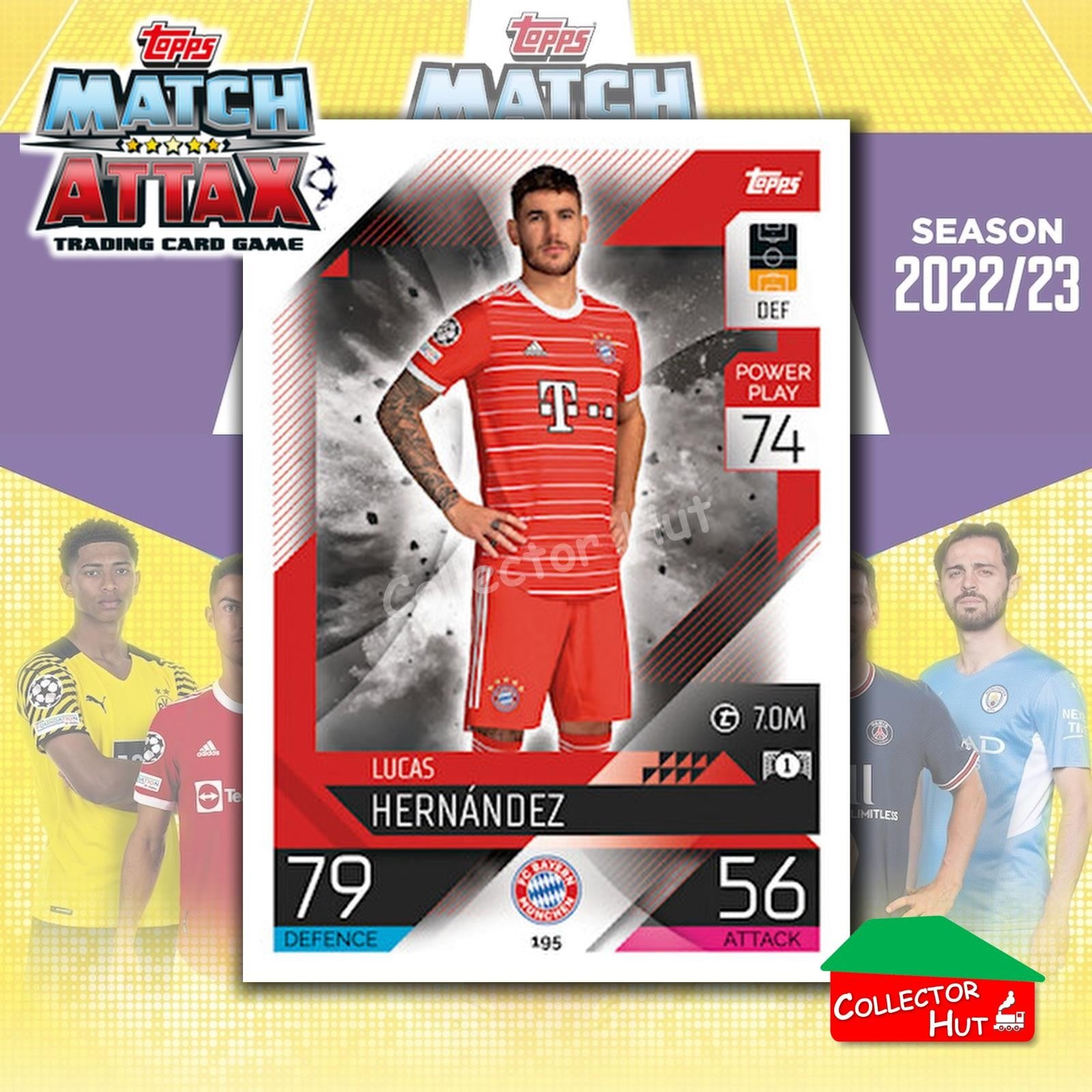 Topps Match Attax Europa Champions League 2022/23 TCG Trading Cards Base 190-387