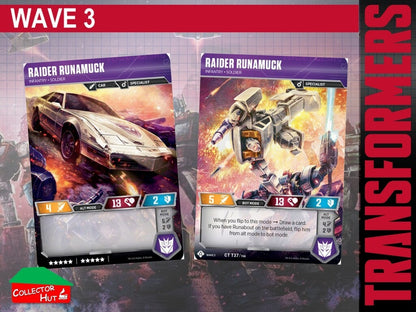 Transformers TCG CHARACTER Trading Cards All Waves