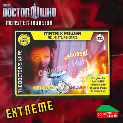 DOCTOR WHO Monster Invasion EXTREME Cards 166-344 New Fresh & Sleeved YOU CHOOSE