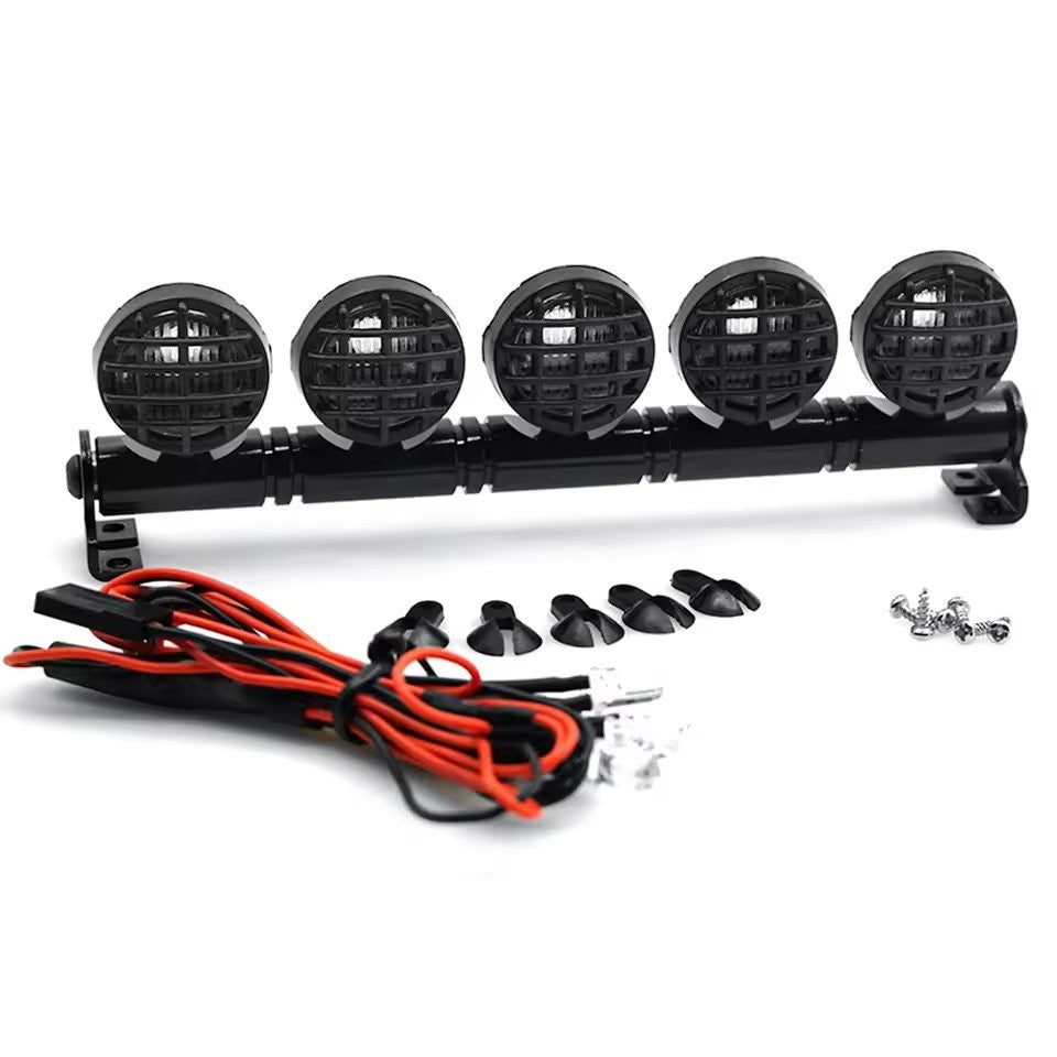 RC Truck Roof Grill LED Fog Lamp Upgrade Sets x4 x5 x6