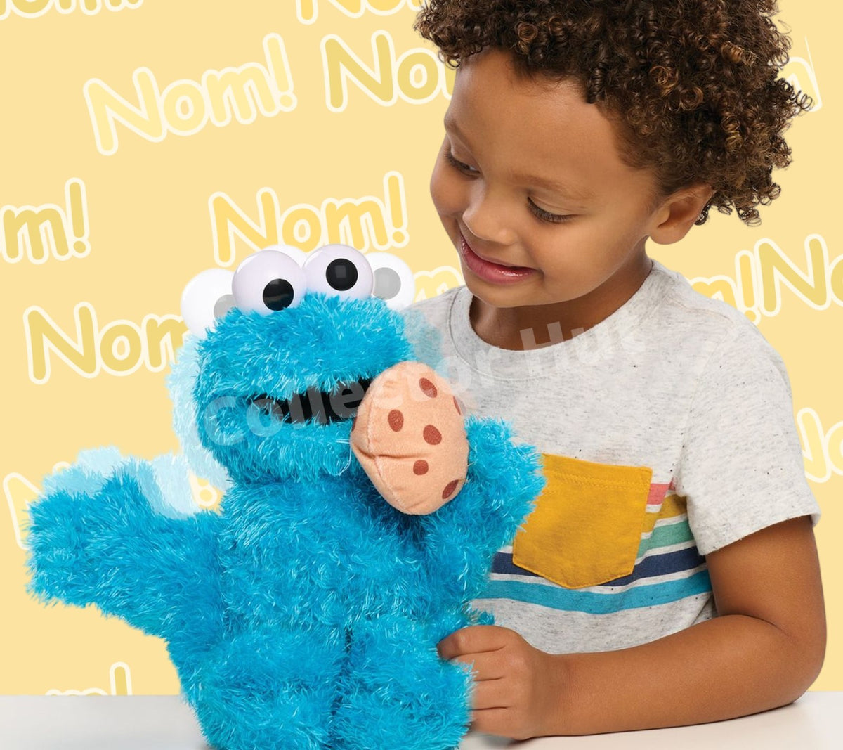 Sesame Street Nom Nom Cookie Monster 13.5" Interactive Plush Toy