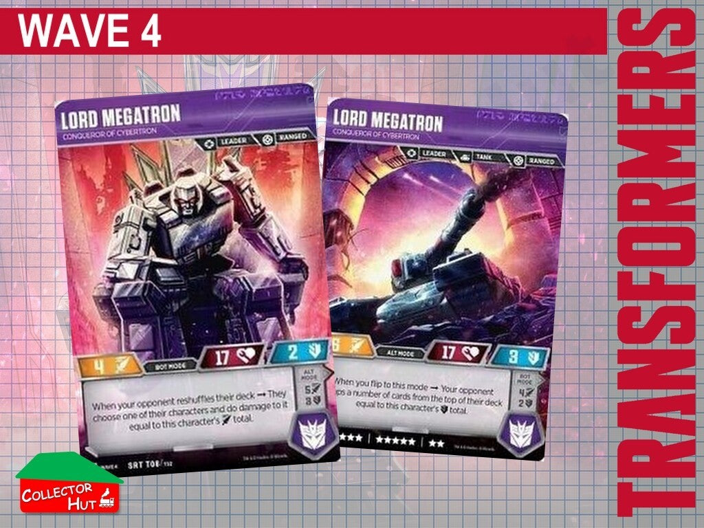 Transformers TCG CHARACTER Trading Cards All Waves