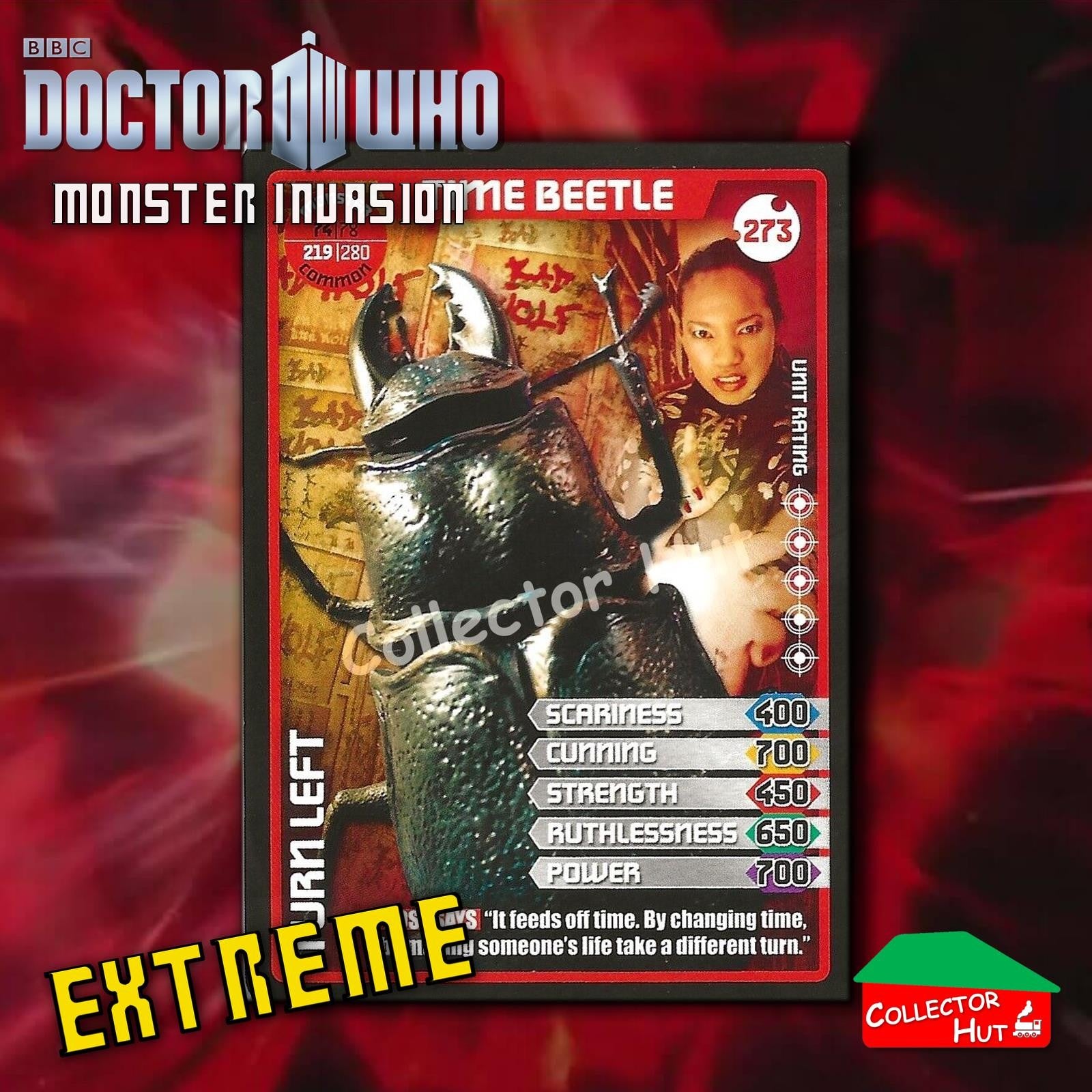 DOCTOR WHO Monster Invasion EXTREME Cards 166-344 New Fresh & Sleeved YOU CHOOSE