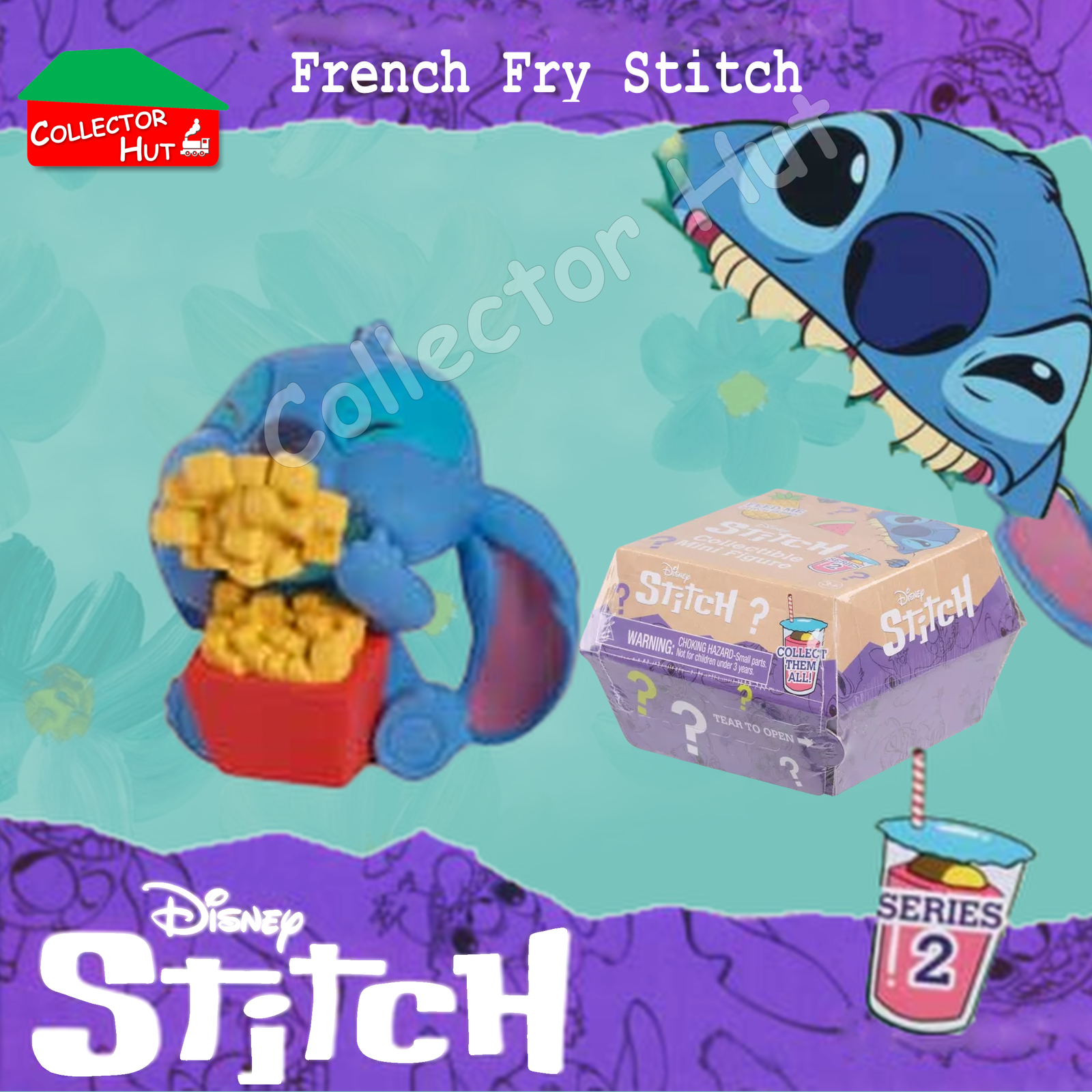 Disney Stitch Feed Me Blind Mini Figures Series 2 (Identified) New & Sealed