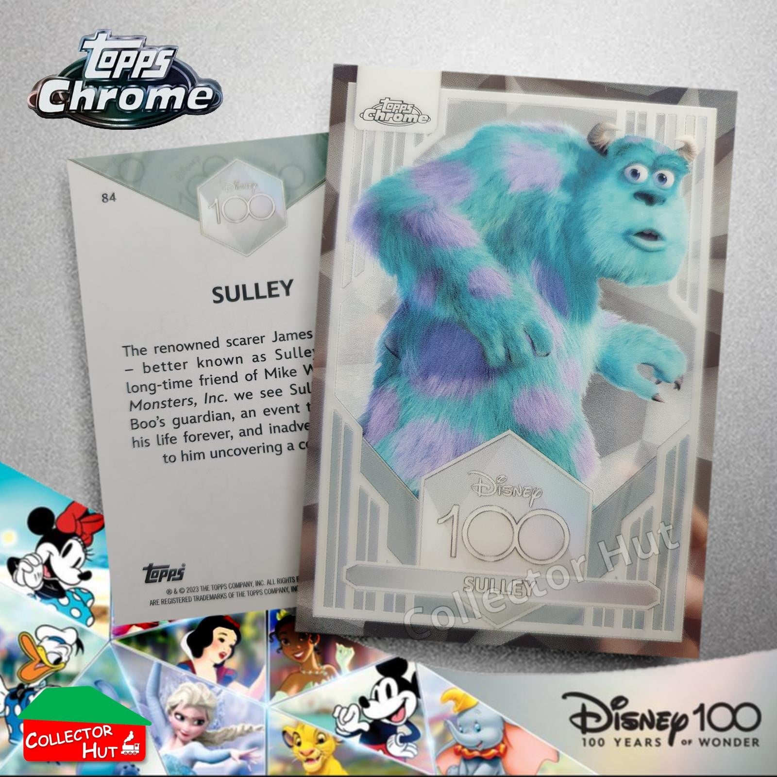 Disney 100 Topps Chrome 2023 Base Cards 1-100 Pick Singles to Complete Your Set