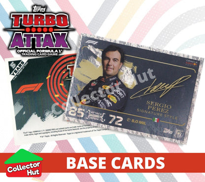 Topps Turbo Attax Formula 1 F1 2024 #1-166 Base Cards YOU CHOOSE