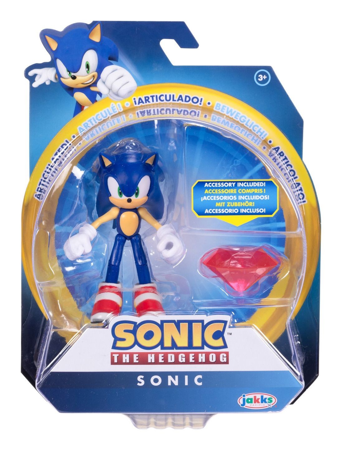 Sonic 4" Posable Action Figures with Accessories JAKKS Sonic the Hedgehog