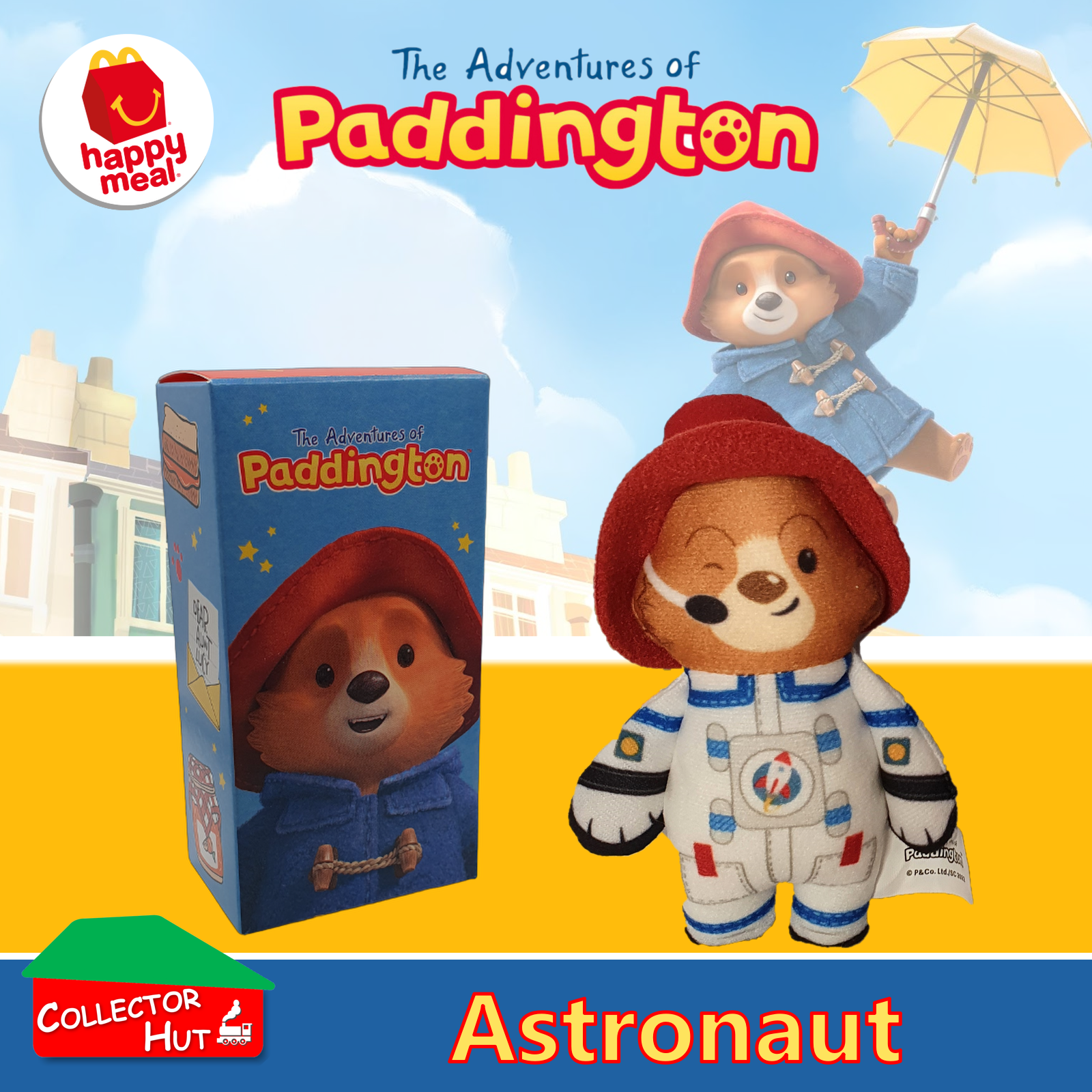 McDonald's Happy Meal The Adventures of Paddington 2022 Plush Toys